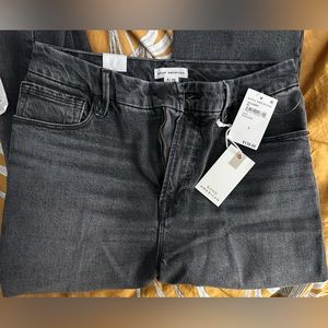 Good American NWT Black Straight Leg Jean